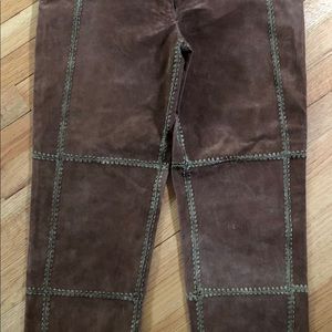 Suede Essentials suede pants